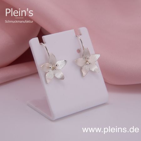 Blumen Ohrringe für Damen, Ohrhänger mit Blüte